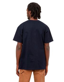 Camiseta Carhartt S/S Chase Azul Marino
