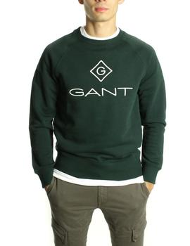 Sudadera Gant Logo Verde