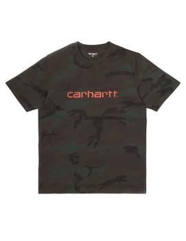 Camiseta Carhartt Wip Script T Shirt Camuflaje