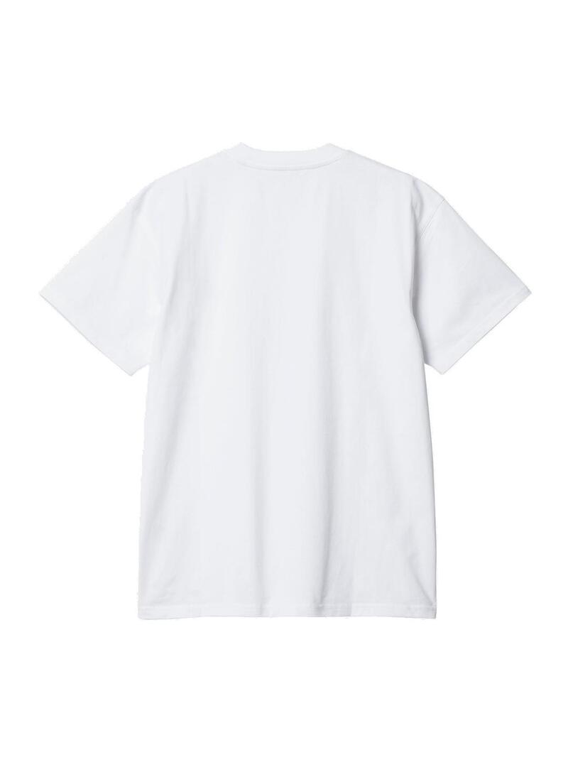 Camiseta Carhartt S/S American Script Blanca