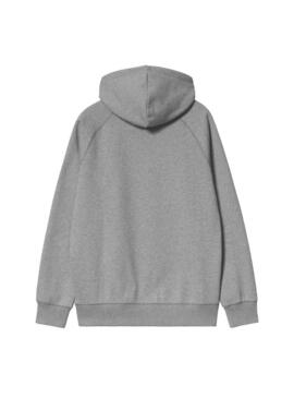 Sudadera Carhartt Hooded Chase Sweat Gris