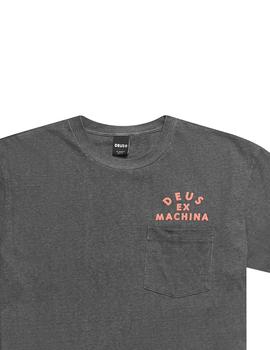 Camiseta Deus Ex Machina Roller Milan Address Tee Negra