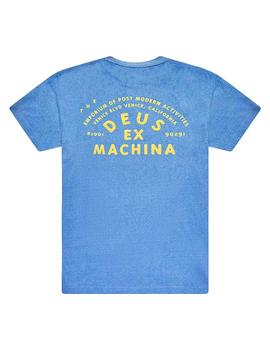 Camiseta Deus Ex Machina Roller Venice Address Tee Azul