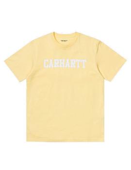 Camiseta Carhartt Wip S/S College T-Shirt Amarilla