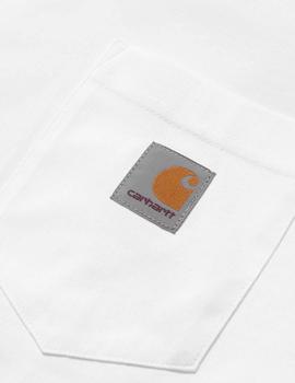 Camiseta Carhartt Wip S/S Pocket T-Shirt Blanca