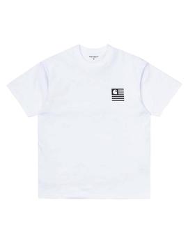 Camiseta Carhartt Wip S/S State Chromo T-Shirt Blanca