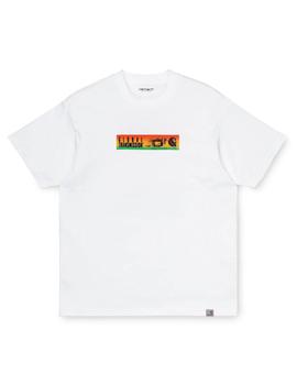 Camiseta Carhartt Wip S/S Transmission T-Shirt Blanca