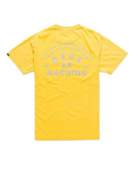 Camiseta Deus Ex Machina Roller Camperdown Addr Tee Amarilla