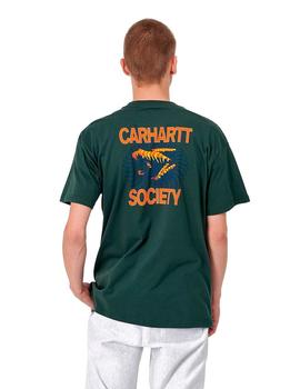 Camiseta Carhartt Wip Society T-Shirt Single Jersey Verde