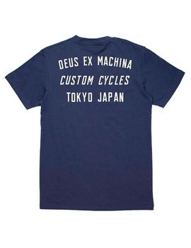 Camiseta Deus Ex Machina Speed Stix Tee Azul Marino