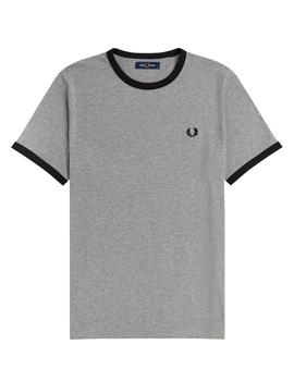 Camiseta Fred Perry Ringer Gris