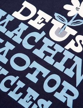 Camiseta Deus Ex Machina Sprung Tee Azul Marino