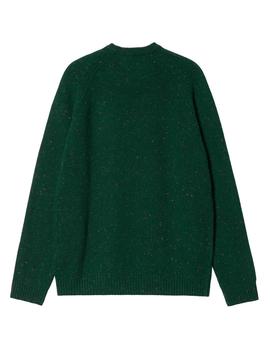 Jersey Carhartt Anglistic Sweater Verde