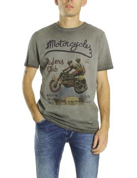 Camiseta Bob Motorcycles Gris Carbón