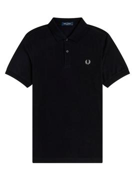 Polo Fred Perry M6000 Liso Negro