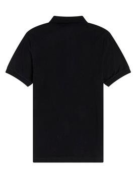 Polo Fred Perry M6000 Liso Negro