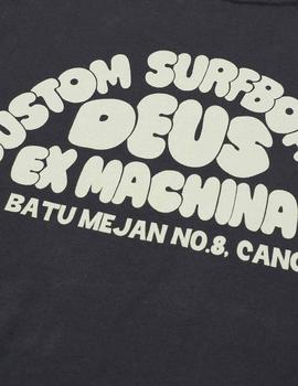 Camiseta Deus Ex Machina Canggu Surf Tee Negra