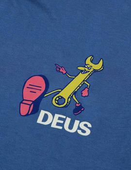 Camiseta Deus Ex Machina City Wide Tee Azul