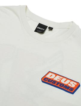 Camiseta Deus Ex Machina Gas Horns Tee Blanco Vintage