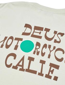 Camiseta Deus Ex Machina Verlaine Tee Blanco Sucio