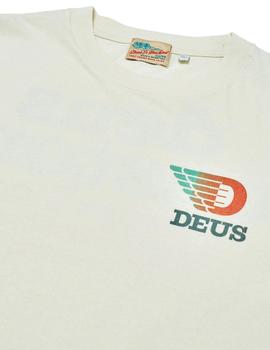 Camiseta Deus Ex Machina Grill Tee Blanco Sucio