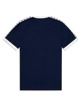 Camiseta Fred Perry Ringer Azul Marino