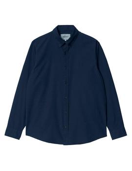 Camisa Carhartt Bolton Shirt Azul Marino