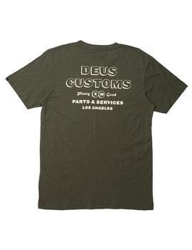 Camiseta Deus Ex Machina Thinker Tee Verde Militar