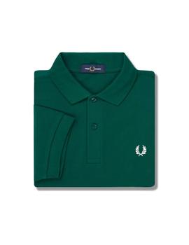 Polo Fred Perry M6000 Liso Verde