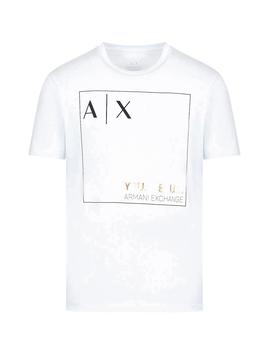 Camiseta Armani Exchange Logo Blanca