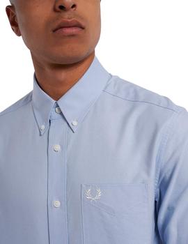 Camisa Fred Perry Oxford Azul