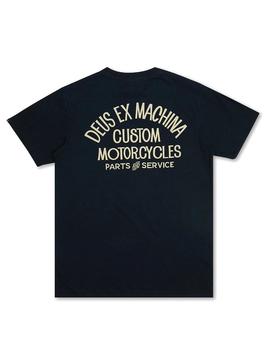 Camiseta Deus Ex Machina Canyons Azul Marino