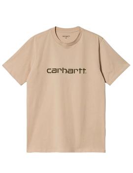 Camiseta Carhartt Script T-Shirt Beige