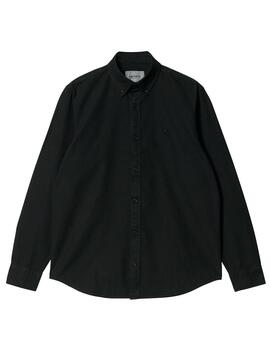Camisa Carhartt L/S Bolton Shirt Cotton Negra